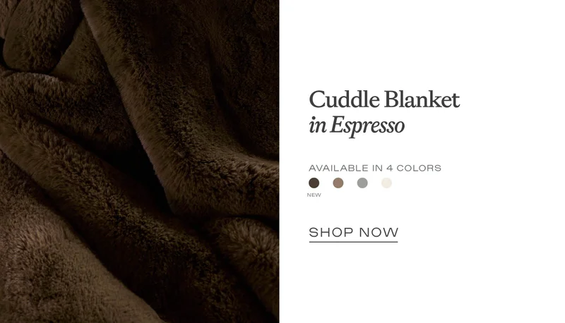 Cuddle Blanket in Espresso