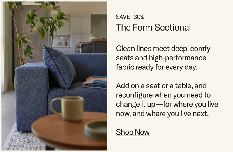 Save 30% on Form
