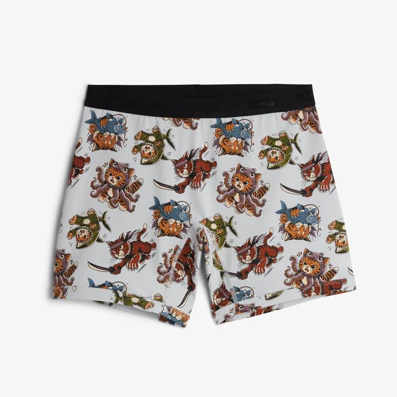 Image of 6" No Fly Boxer Briefs - Whisker Warriors