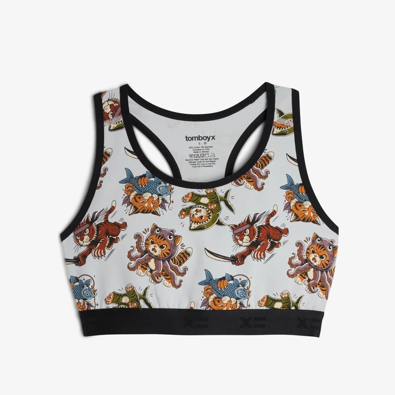Image of Racerback Soft Bra - Whisker Warriors