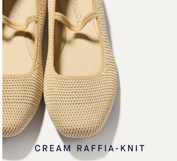CREAM RAFFIA-KNIT