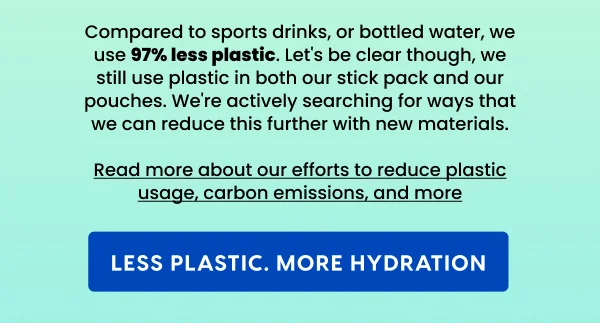 Less plastic, more hydration