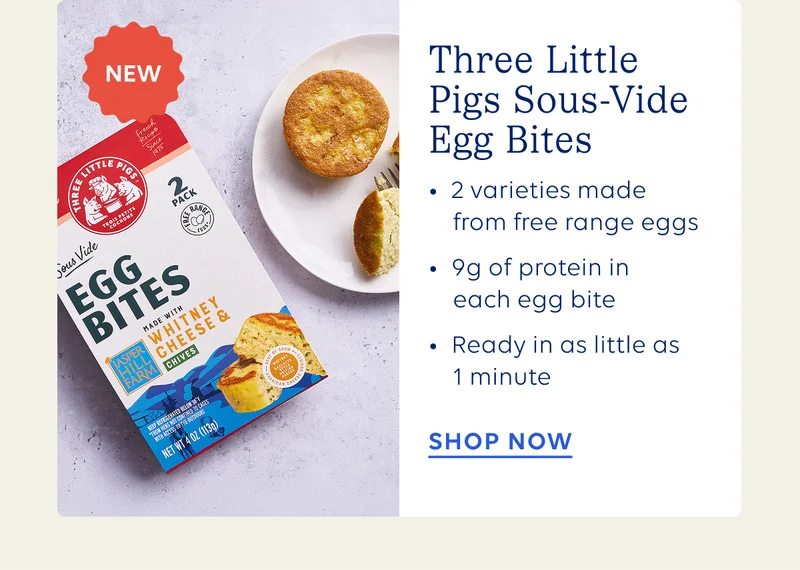 Three Little Pigs Sous Vide Egg Bites SHOP NOW
