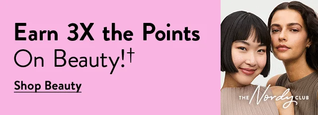 Earn 3 times the points on beauty!