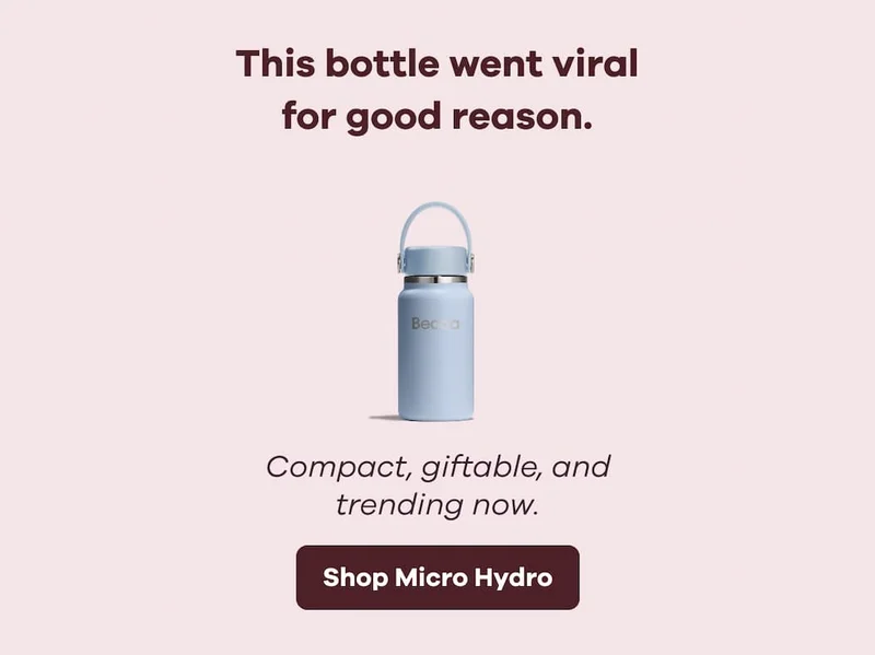This bottle went viral for good reason. Compact, giftable, and trending now. | Shop Micro Hydro
