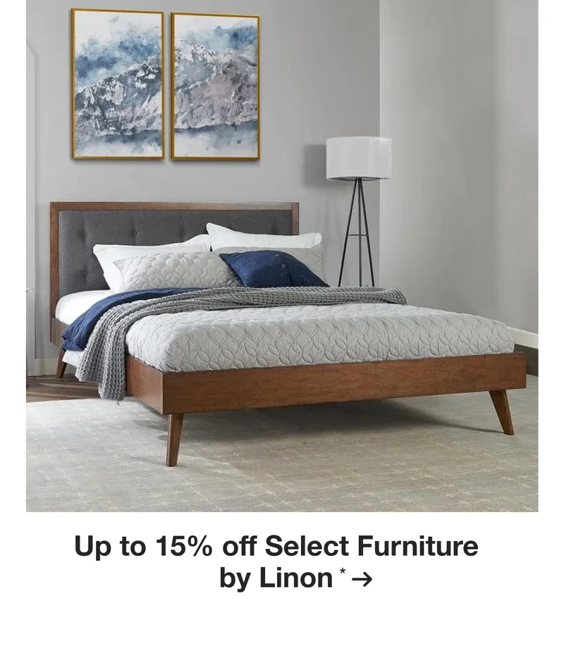 Up to 15% off Select Furniture by Linon*