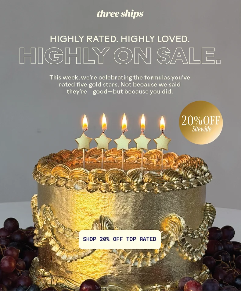 Highly rated. Highly loved. Highly on sale. Shop 20% off top rated.