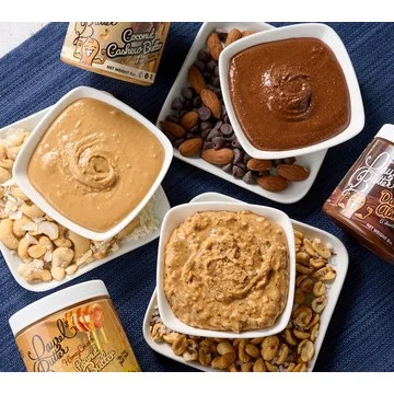 Laurel's Butter (3) 8-oz Jars Peanut, Cashew or Almond Butters