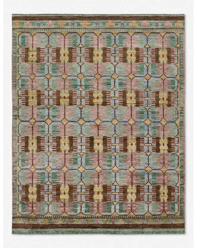 Ilse Hand-Knotted Wool Rug-Brown / 10' x 14'