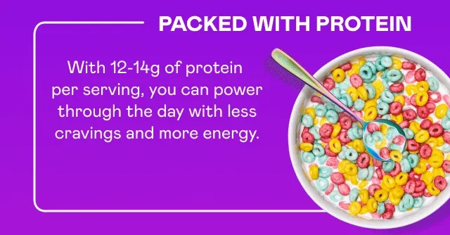 Packed with protein Packed with protein
