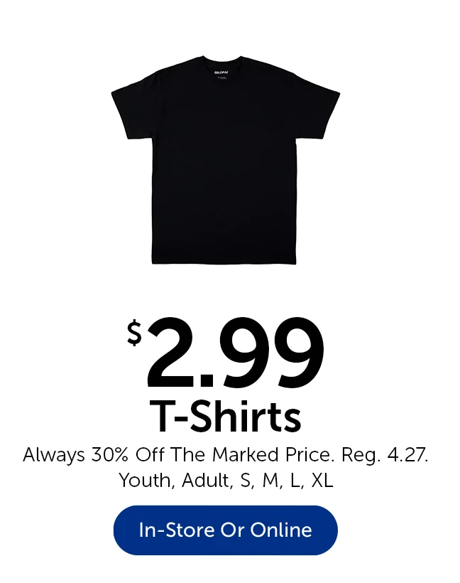 $2.99 T-Shirts