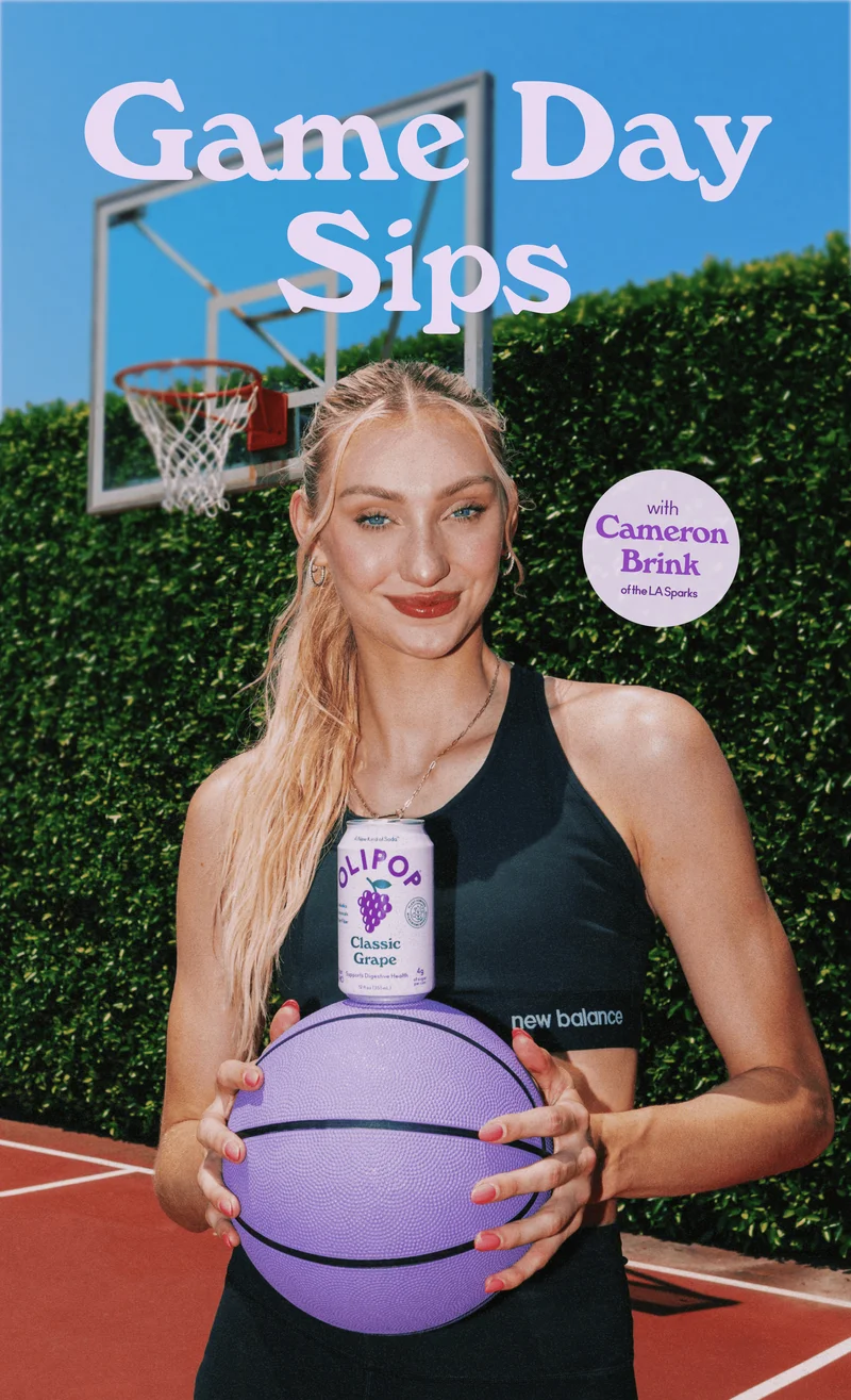 Game day sips with Cameron Brink of the LA Sparks