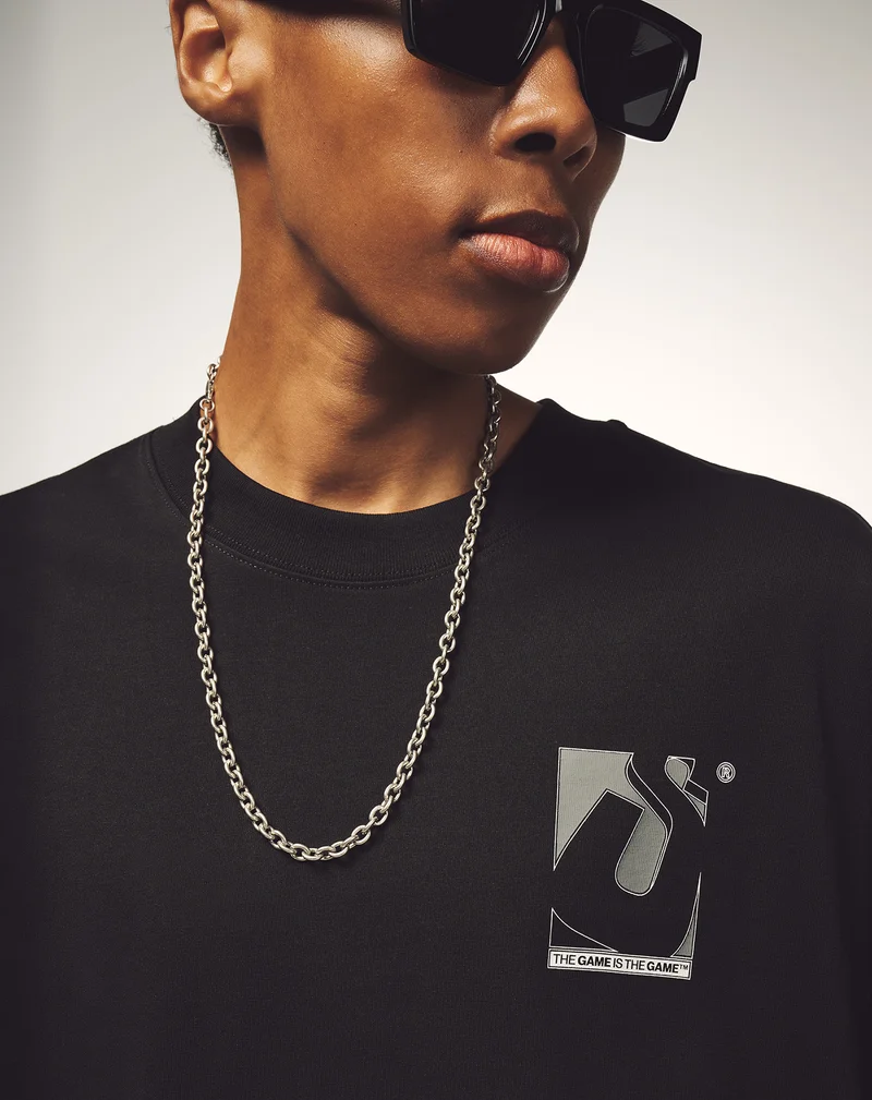 Model image in Initial Logo T-Shirt