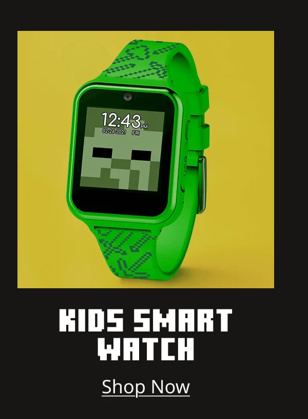 Minecraft Kids Touchscreen Interactive Smart Watch