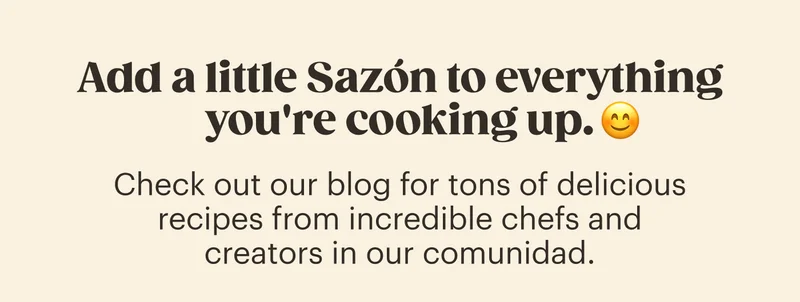 Add a little Sazón to everything you're cooking up 😊