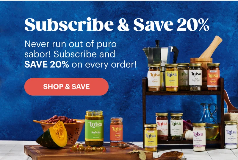 Subscribe & Save 20% SHOP & SAVE