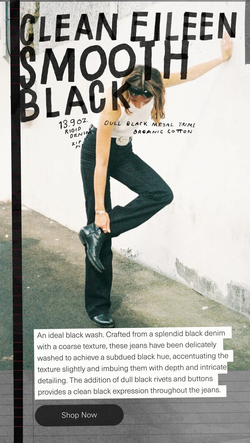 Clean Eileen Smooth Black