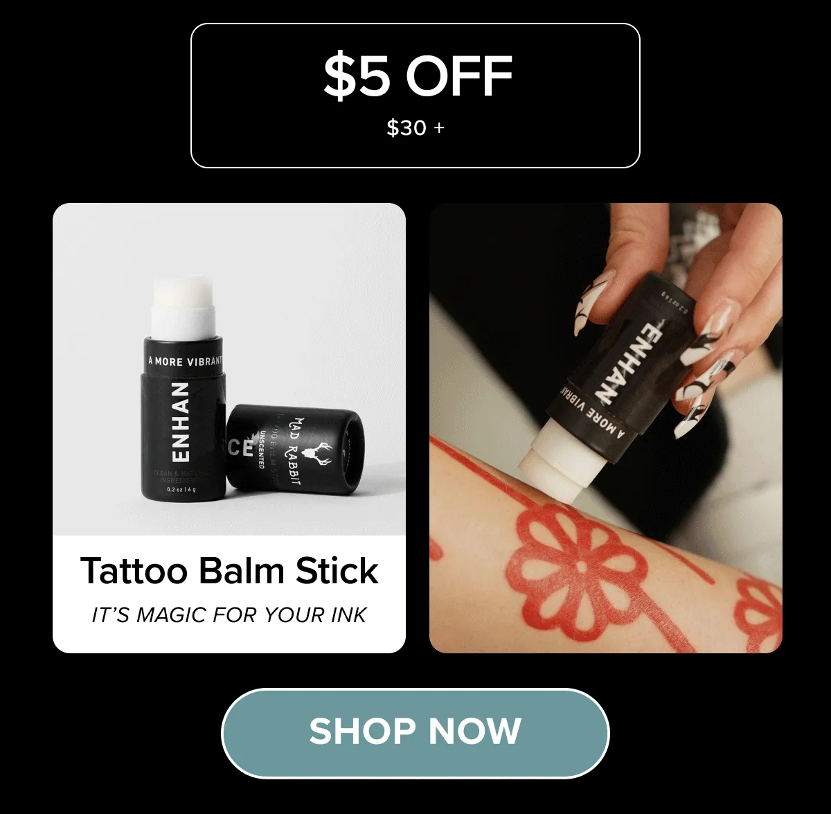 $5 off ($30+)