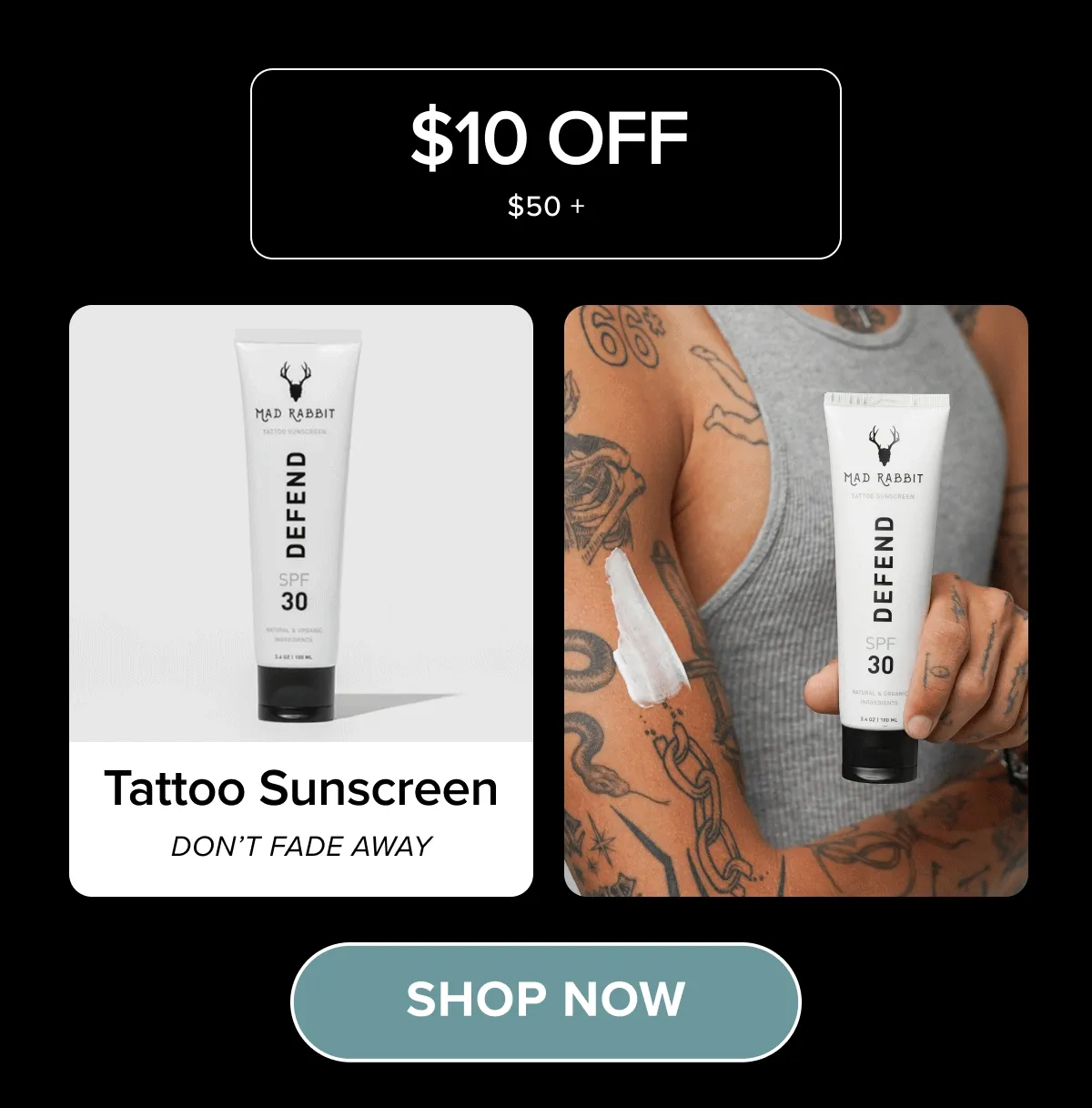 $10 off ($50+)