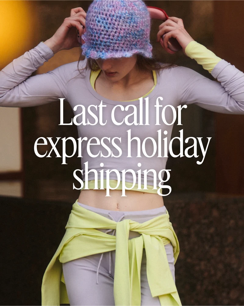 Last call for express holiday shipping