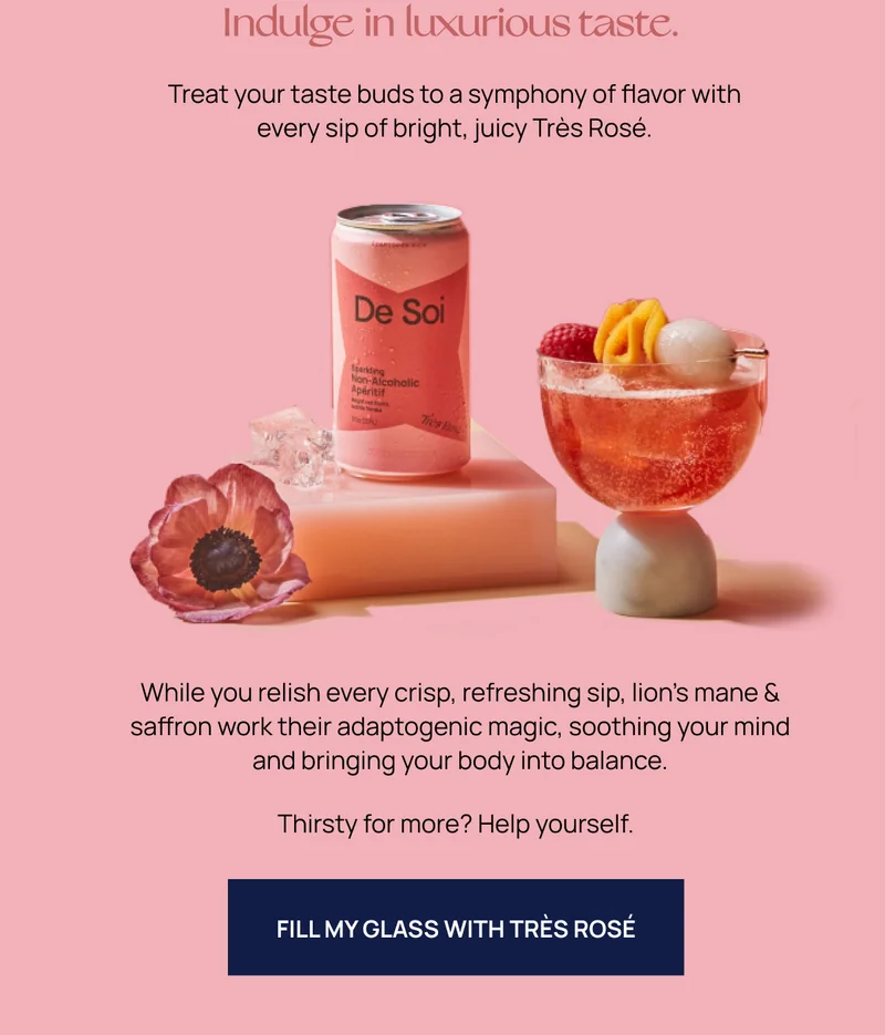 Fill My Glass With Tres Rose