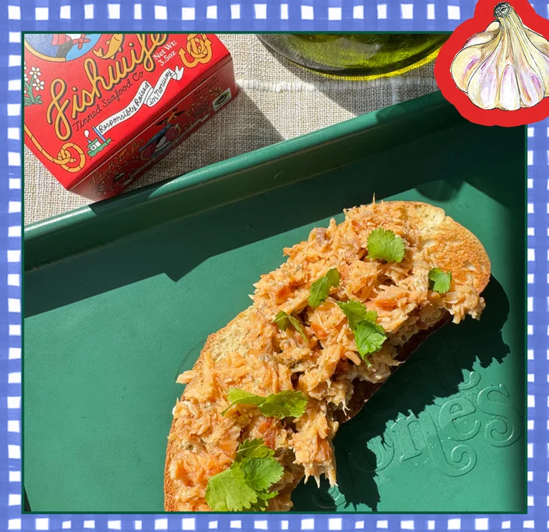 Image of the salmon toast