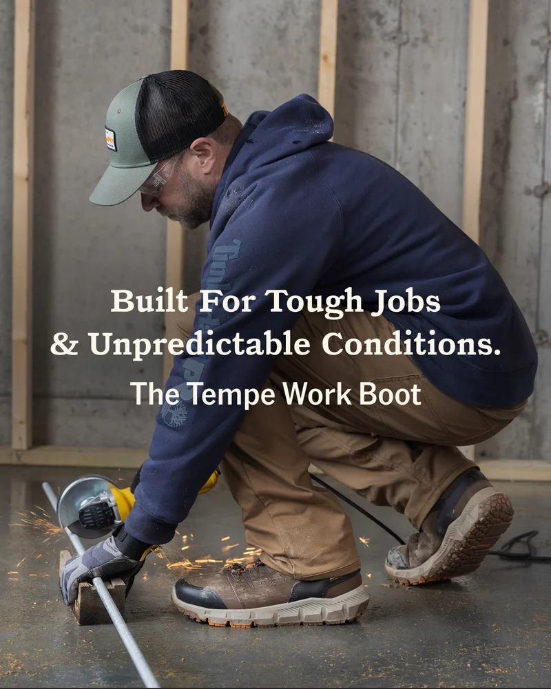 Built For Tough Jobs & Unpredictable Conditions. The Tempe Work Boot.
