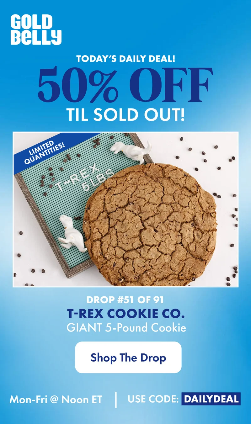 50% off one iconic food every day! 50% off one iconic food every day!