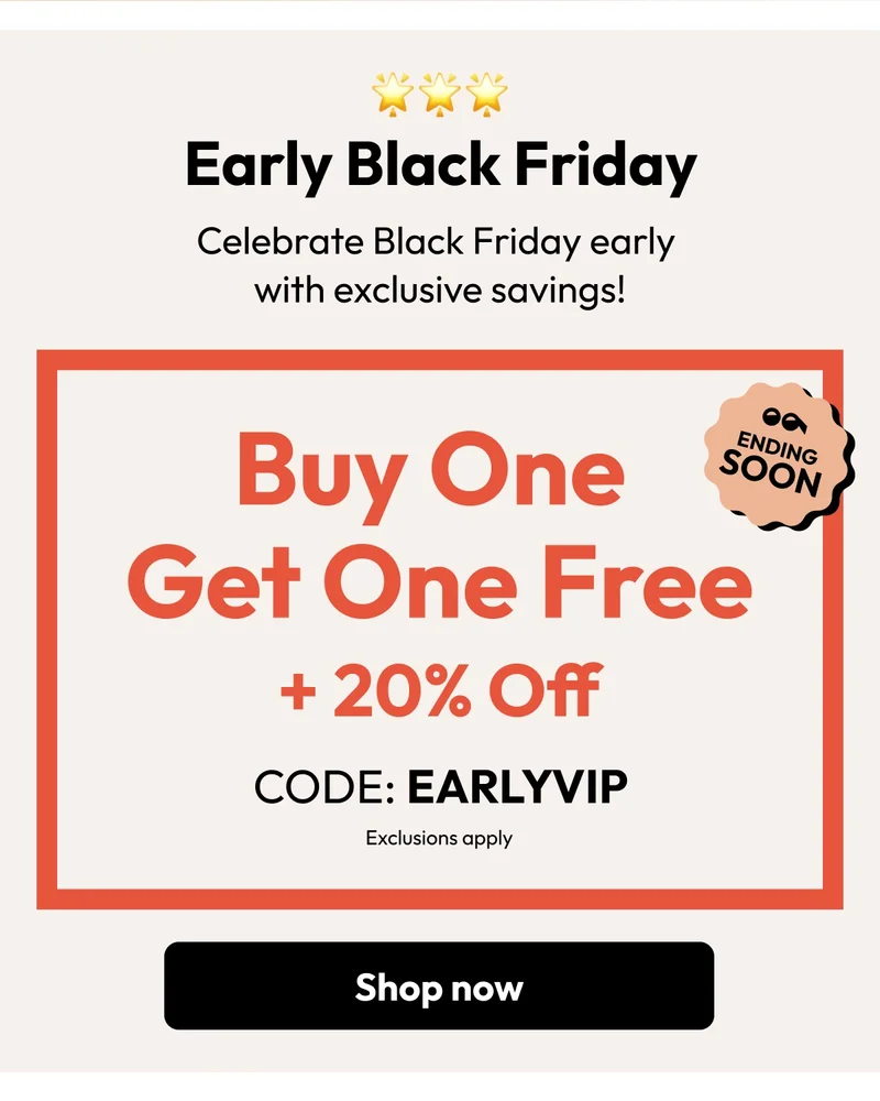Bogo 20%off