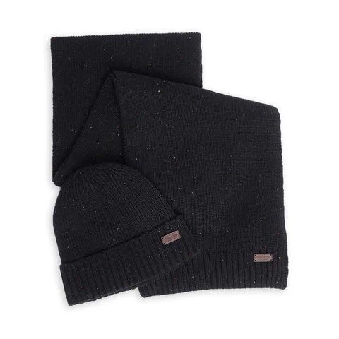 Barbour Carlton Beanie & Scarf Gift Set