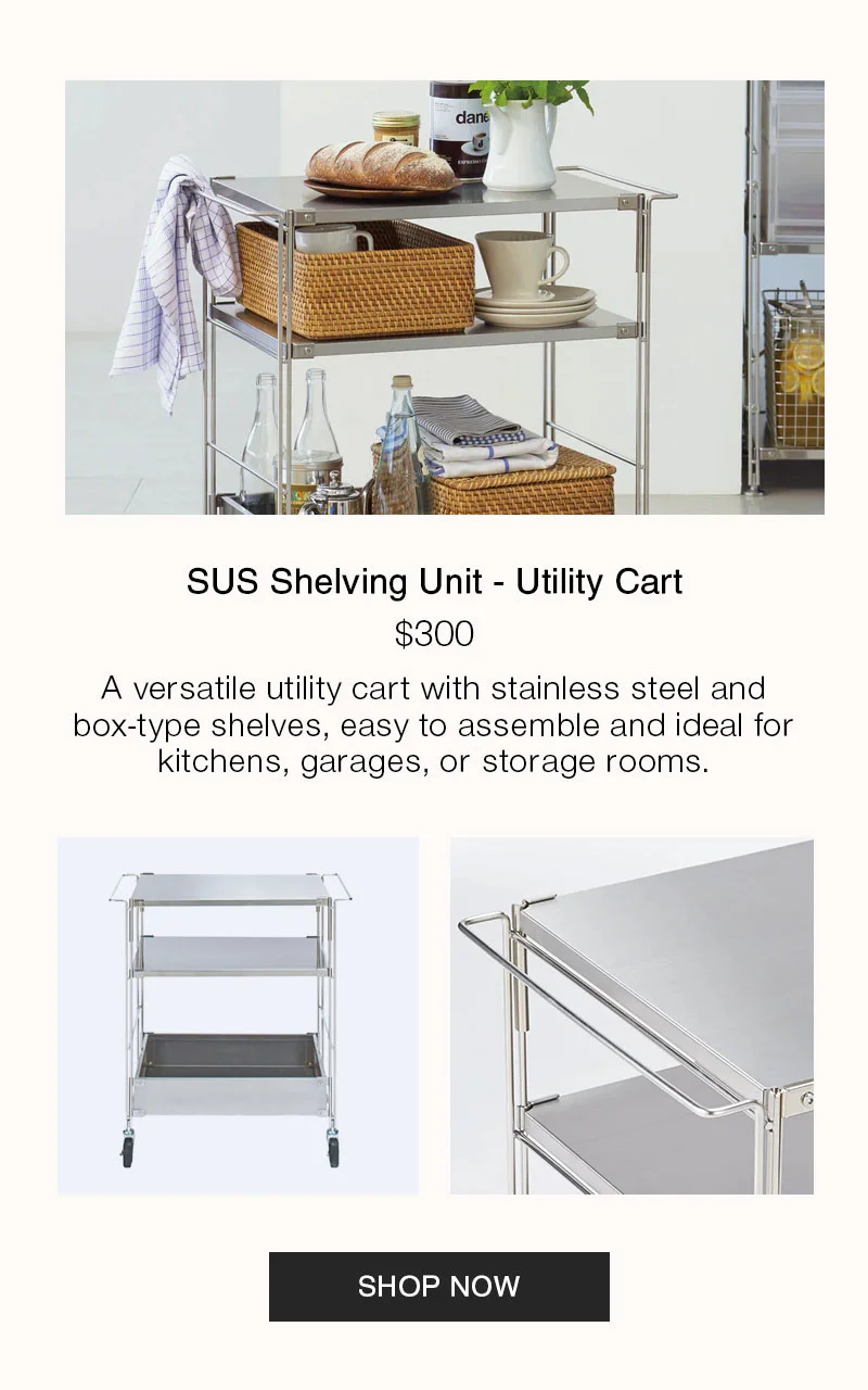 Shop SUS Shelving Unit - Utility Cart