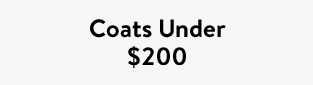 Coats Under $200
