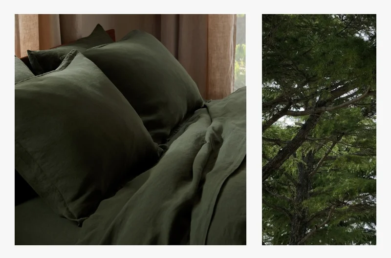 Linen in Evergreen | Shop Now