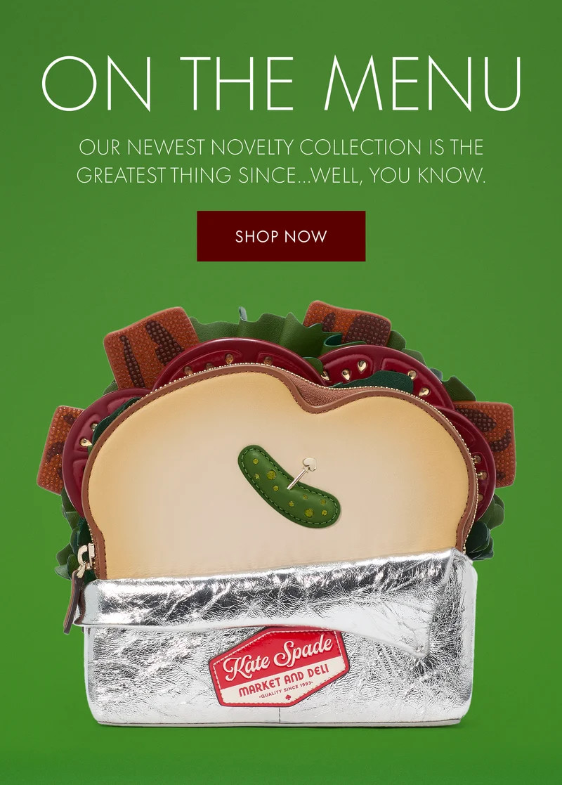 ON THE MENU. Our newest novelty collection is the greatest thing since...well, you know. SHOP NOW