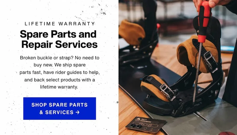 Broken&nbsp;buckle or strap? No need&nbsp;to buy&nbsp;new.&nbsp;We&nbsp;ship&nbsp;spare parts&nbsp;fast,&nbsp;have rider guides&nbsp;to help, and back select products with a lifetime warranty.