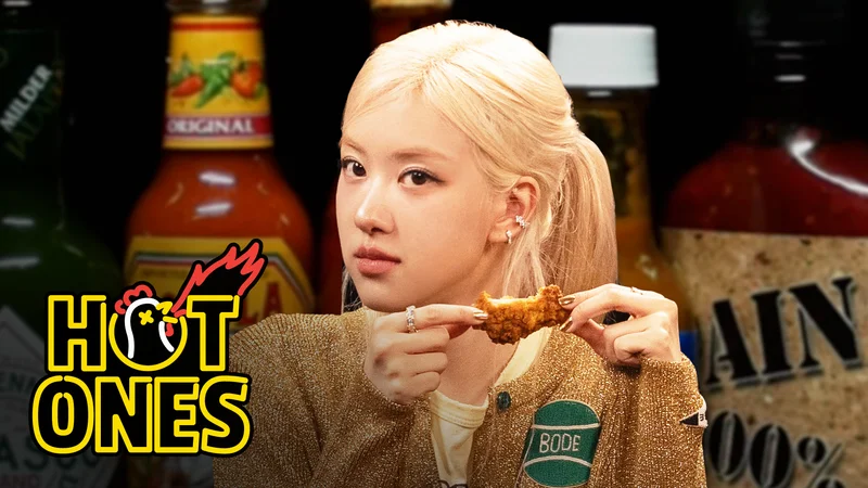 ROSÉ on Hot Ones.