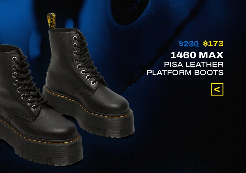 1460 Max Pisa Leather Platform Boots