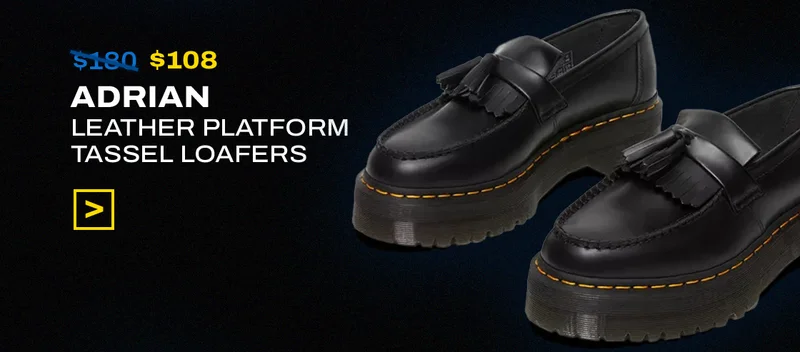 Adrian Leather Platform Tassel Loafers