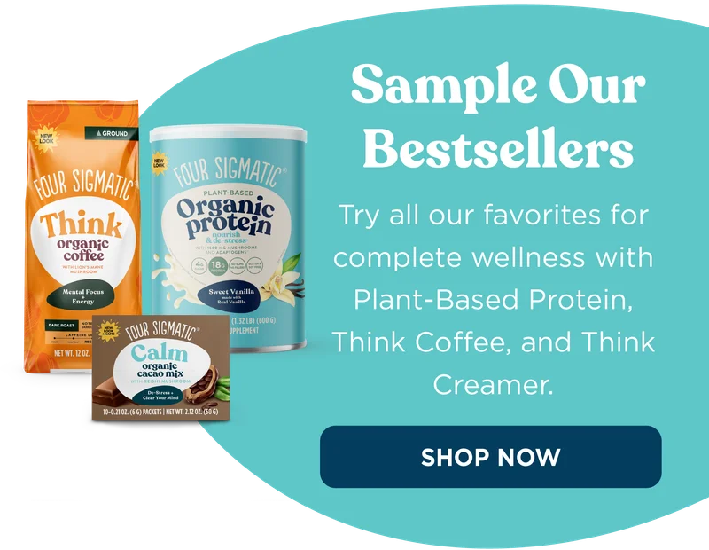 Sample Our Bestsellers. Try all our favorites for complete wellness with Plant-Based Protein, Think Coffee, and Think Creamer. SHOW NOW!