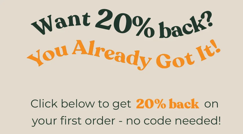 Ready to start feeling the difference? Use the code below to save 10% on your first order!