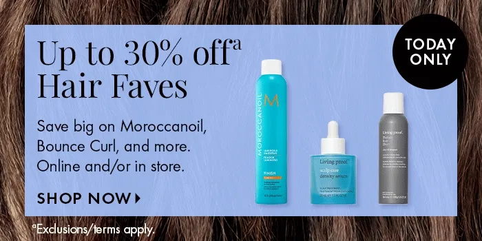Up to 30% off Hair Faves