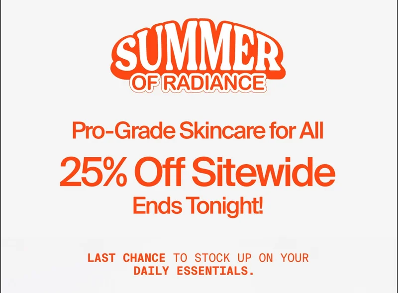 25% Off Sitewide