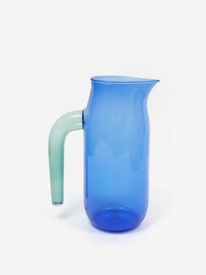 Image of HAY Glass Jug - X-Large - Blue