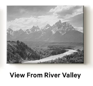 View From River Valley by Ansel Adams