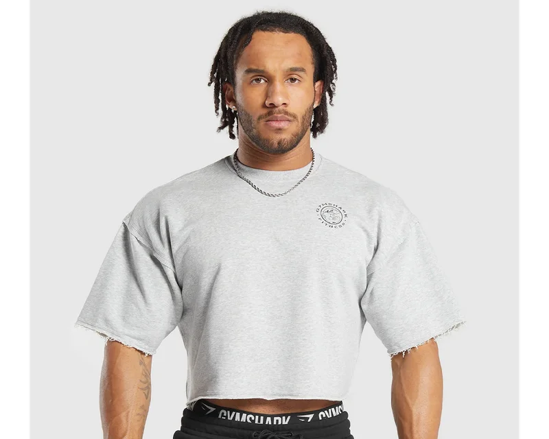 LEGACY CROPPED SHORT SLEEVE CREW.