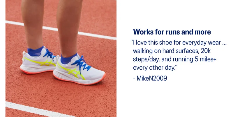Works for runs and more