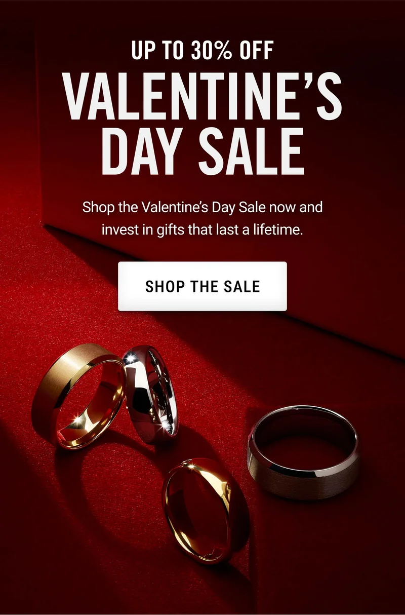 Shop Up to 30% Off Valentine's Day Sale