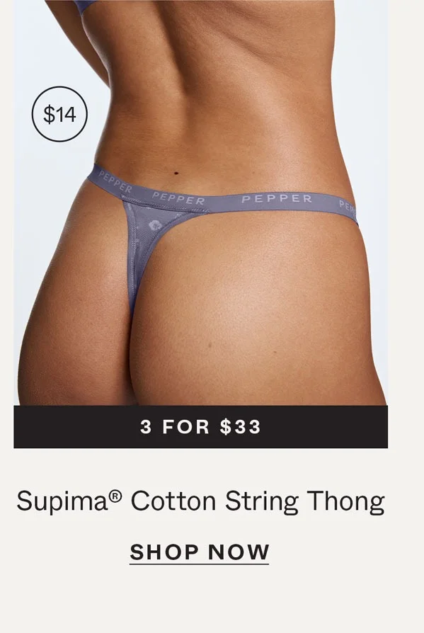 Supima® Cotton String Thong