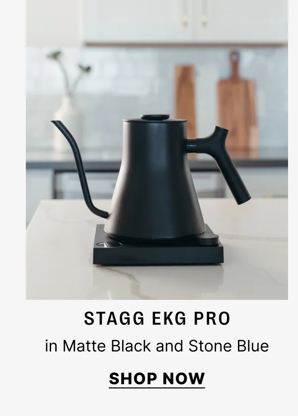Stagg EKG Pro - in Matte Black and Stone Blue