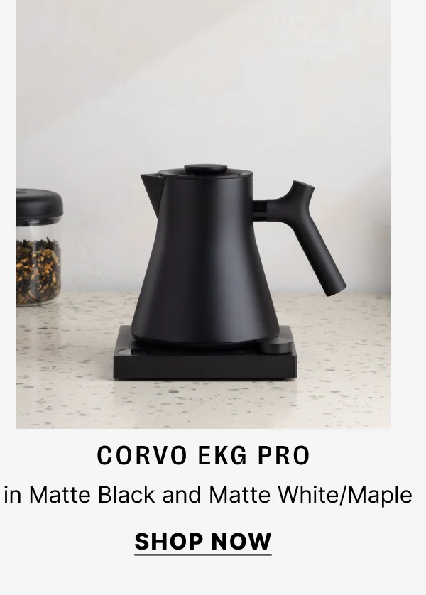Corvo EKG Pro in Matte Black and Matte White/Maple